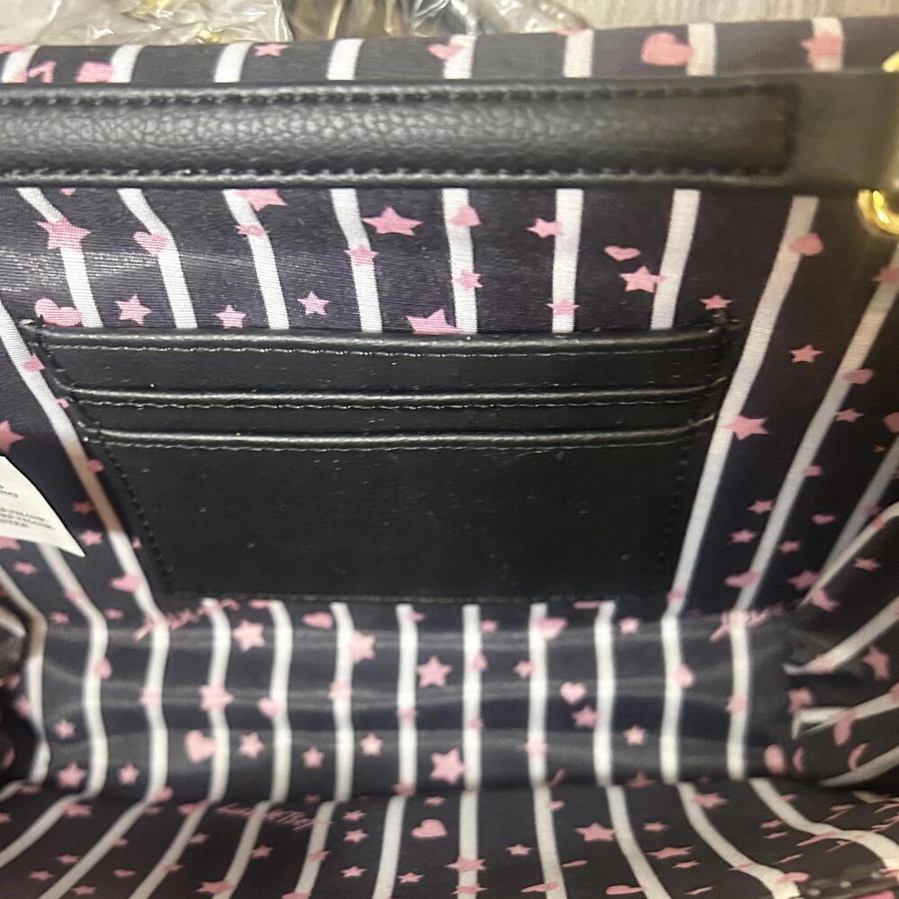 Luv Betsey Floral and Bat Print Wallet with Coin Purse - Picture 6 of 9